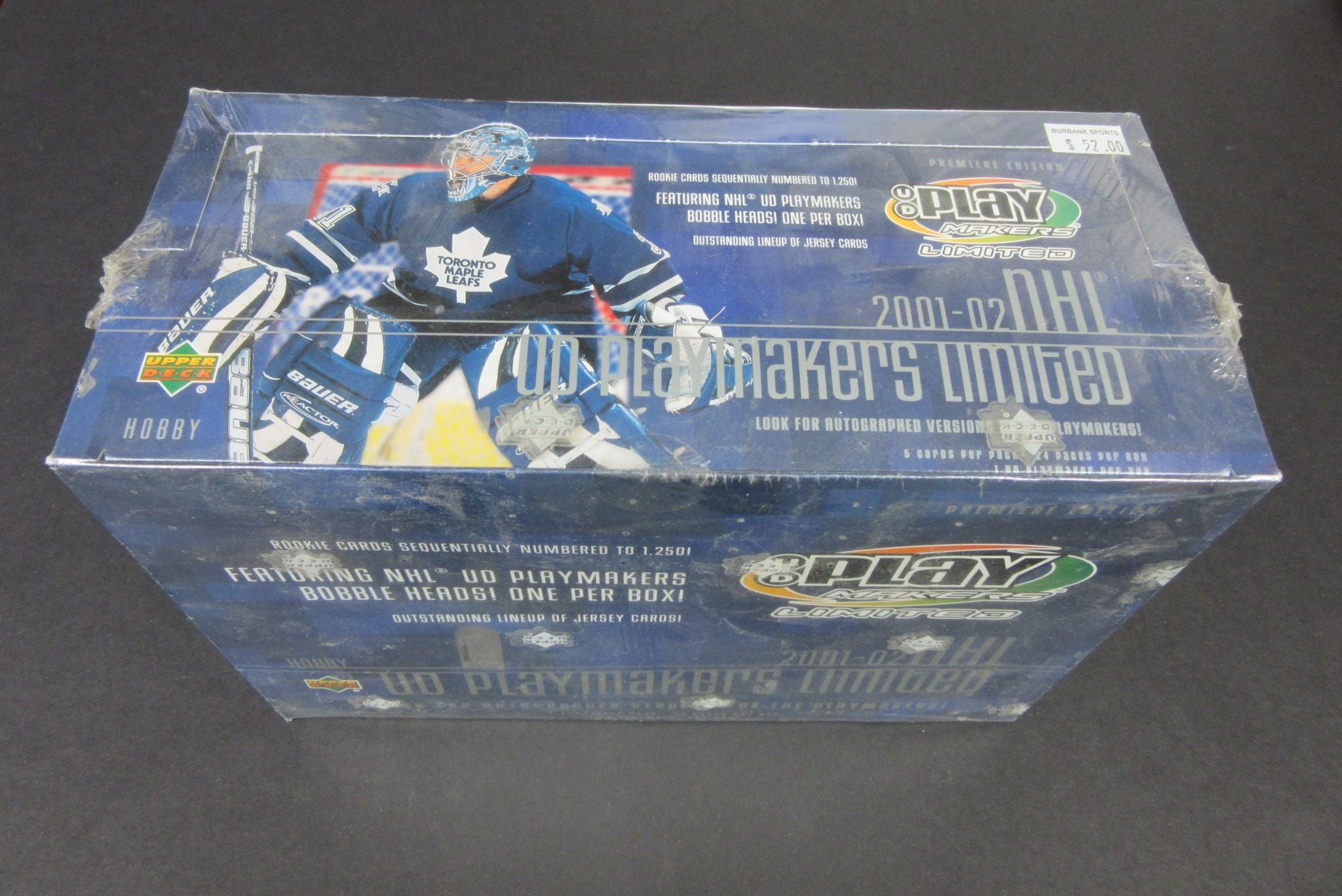 2001/02 Upper Deck Playmakers Limited  Hockey Box (Hobby)