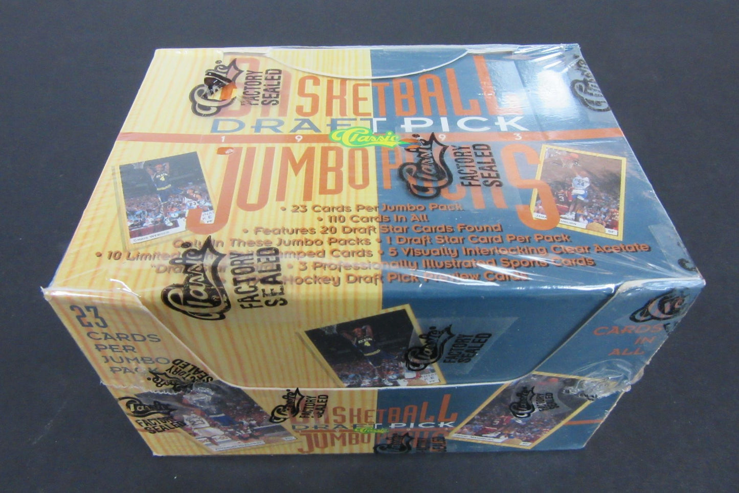 1993/94 Classic Draft Picks Basketball Jumbo Box