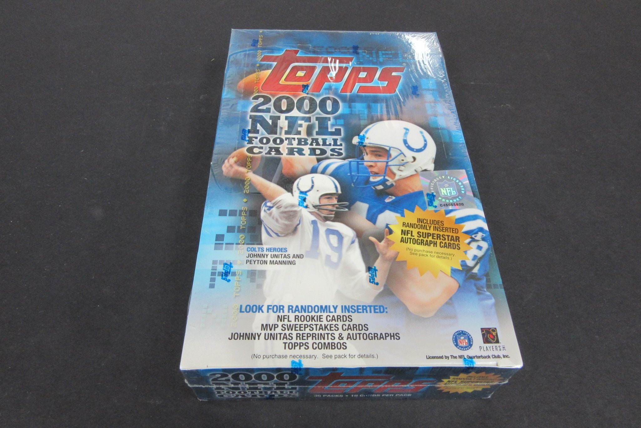 2000 Topps Football Box (Retail) (36/10)