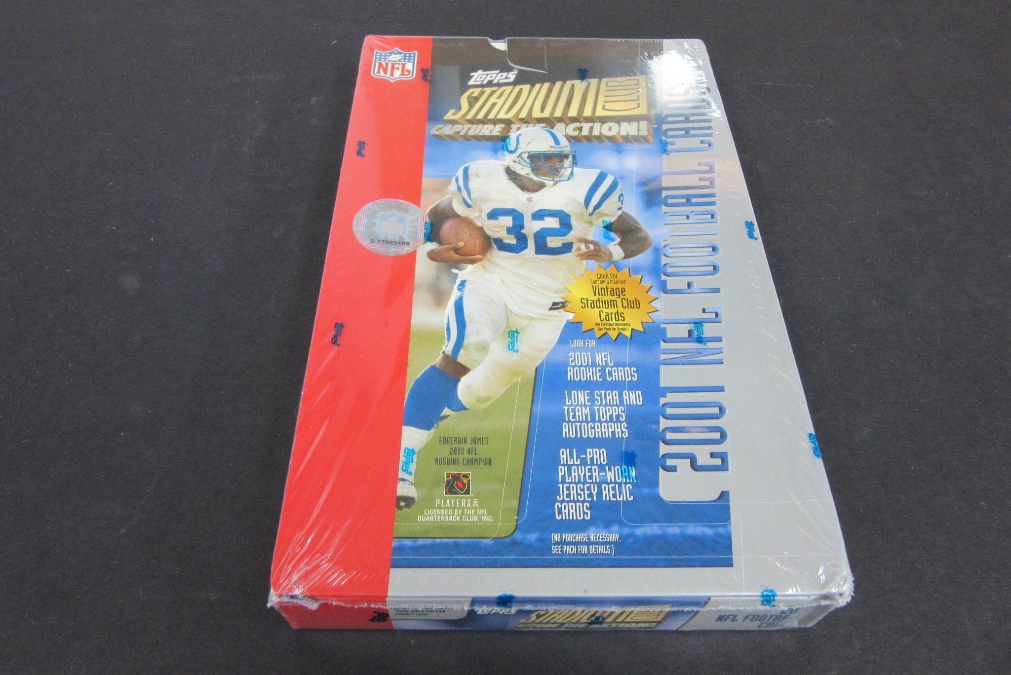 2001 Topps Stadium Club Football Box (Retail)