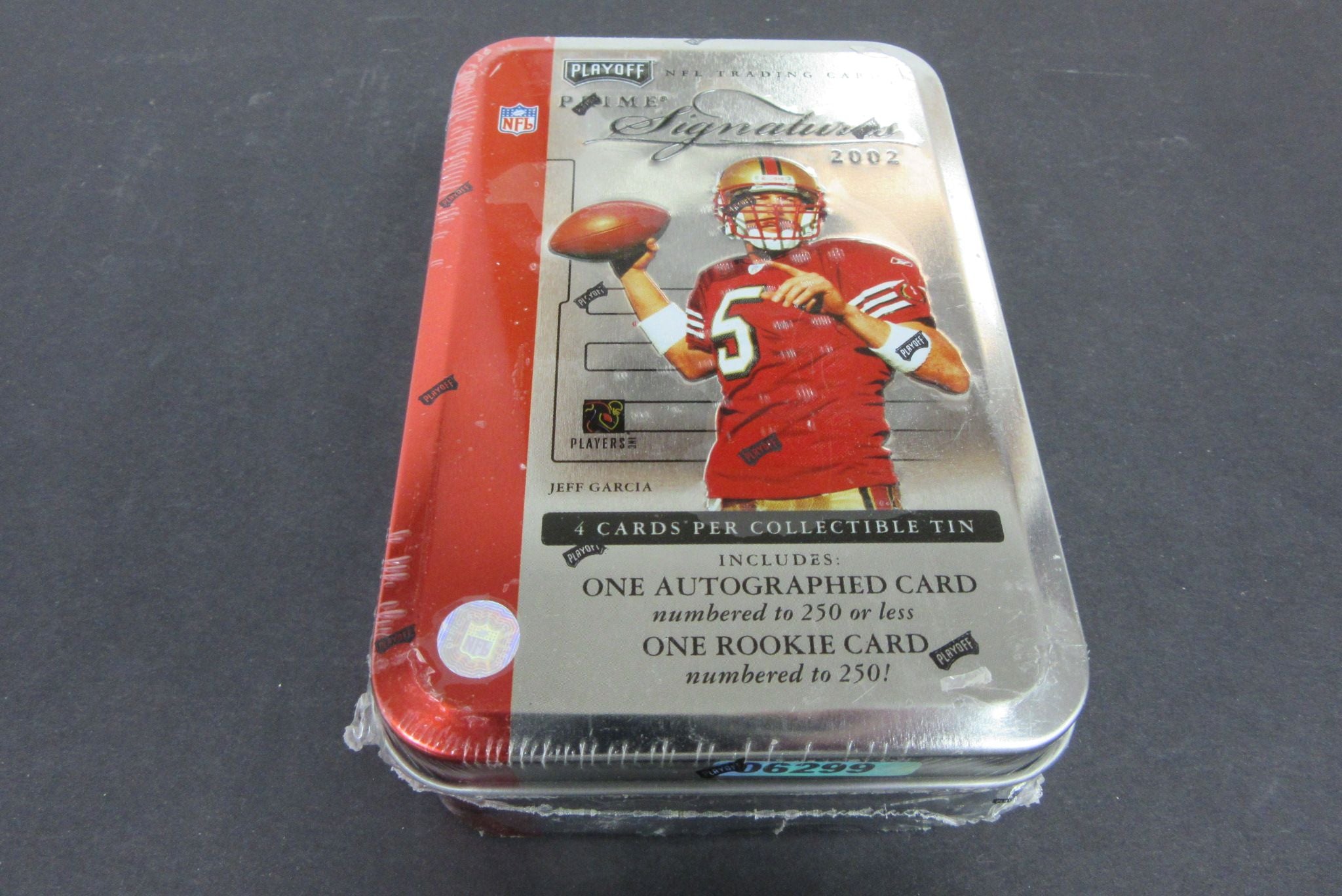 2002 Playoff Prime Signatures Football Box (Tin ) (Hobby)