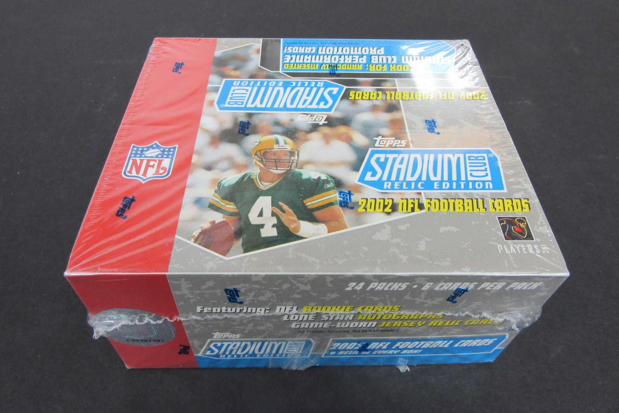 2002 Topps Stadium Club Football Relic Edit Box (R Lt Blue)