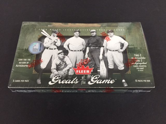 2006 Fleer Greats Of The Game Baseball Box (Hobby)