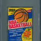 1988/89 Fleer Basketball Unopened Wax Pack PSA 8