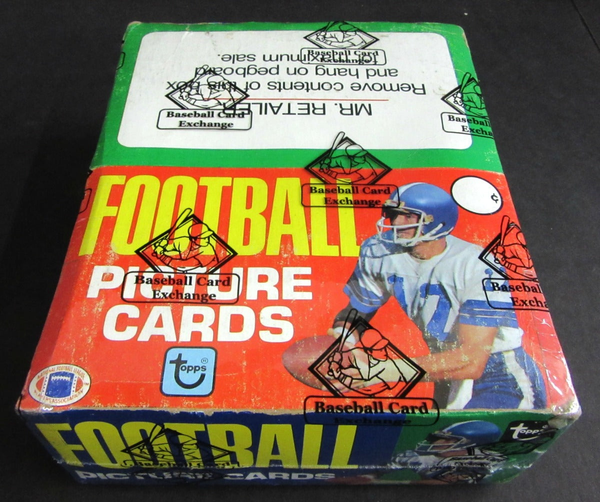 1981 Topps Football Unopened Rack Box (BBCE) (Non X-Out)