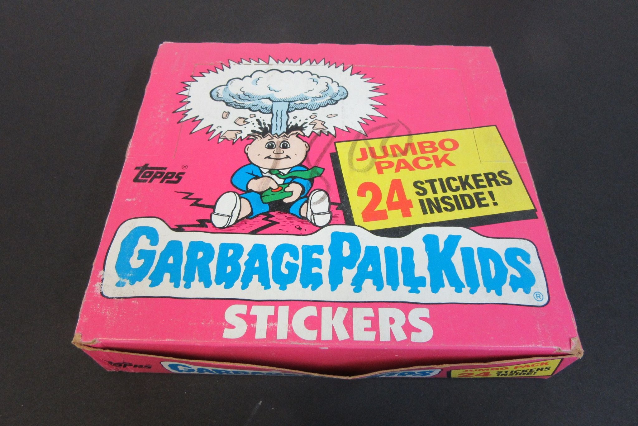 1986 Topps Garbage Pail Kids Series 4 Unopened Jumbo Cello Pack Box
