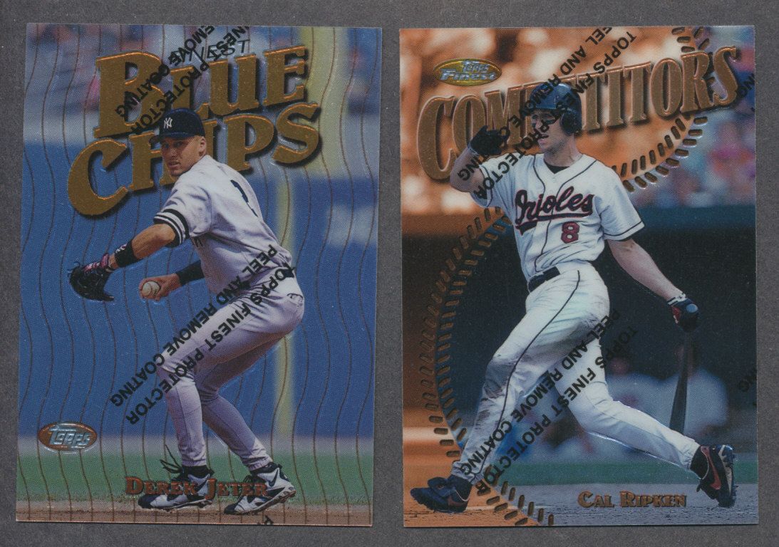 1997 Topps Finest Baseball Bronze Set Series 1 and 2