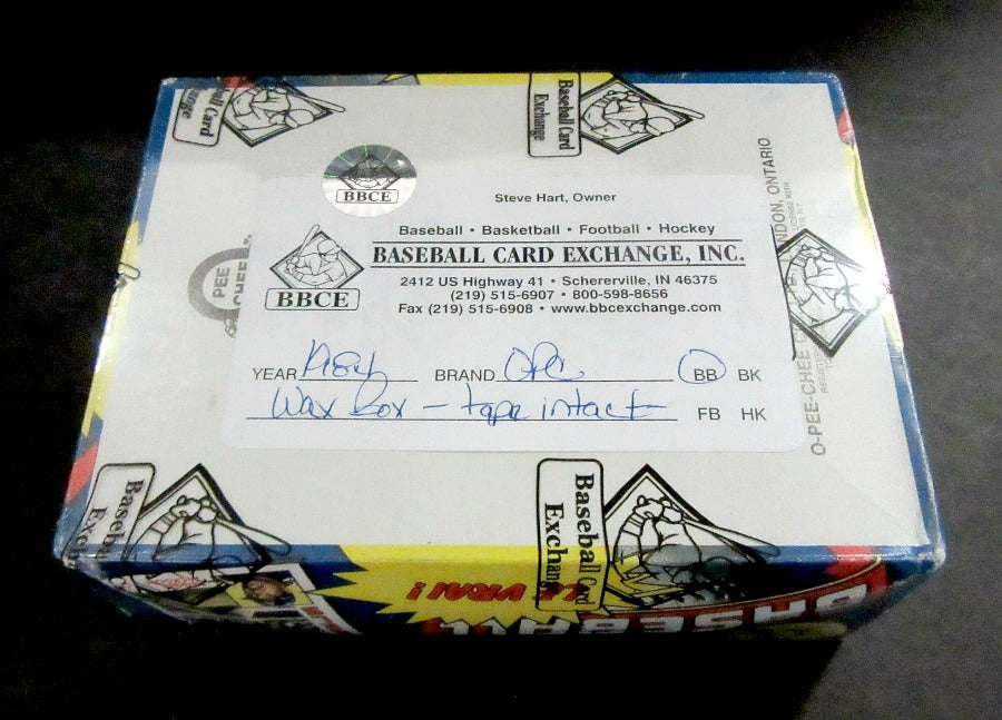 1984 OPC O-Pee-Chee Baseball Unopened Wax Box (Tape) (BBCE)