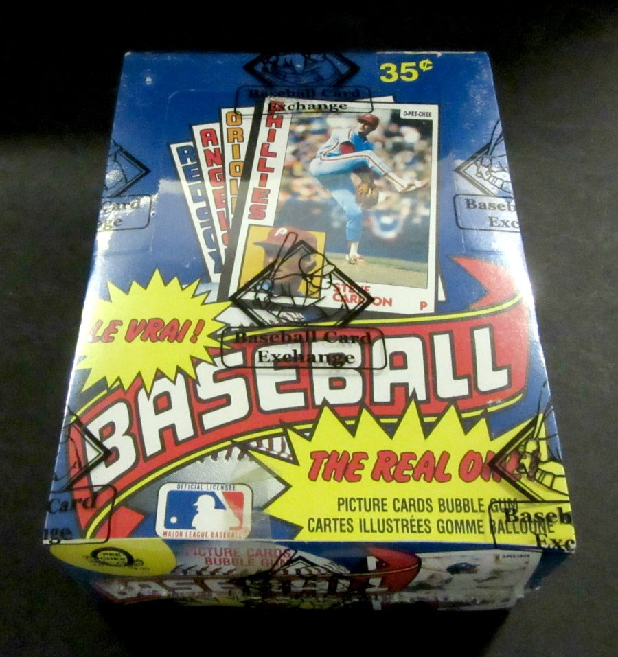 1984 OPC O-Pee-Chee Baseball Unopened Wax Box (Tape Intact)