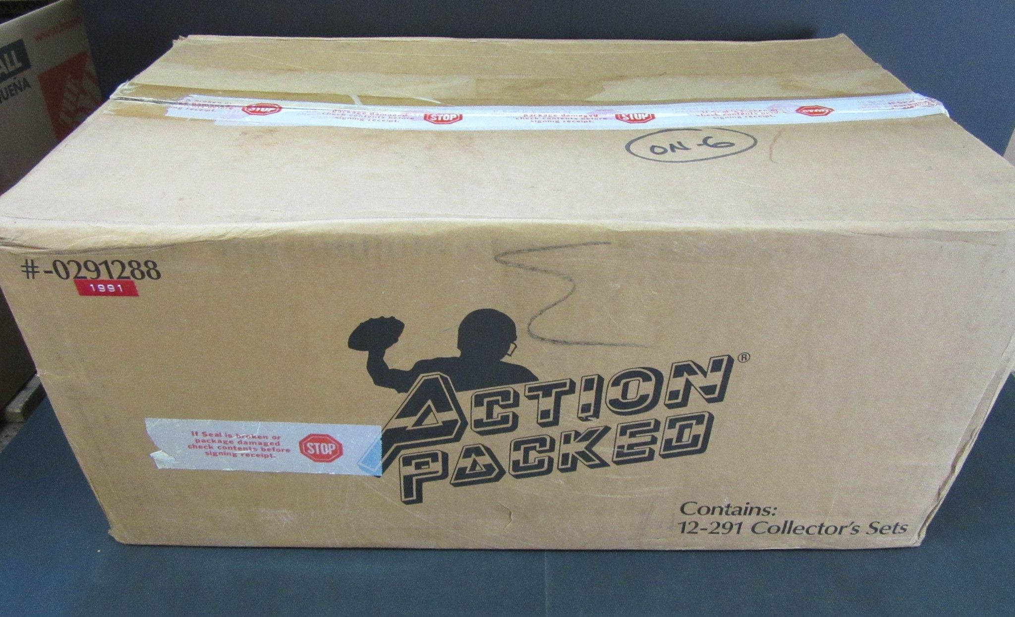 1991 Action Packed Football Factory Set Case (12 Sets) (0291288)