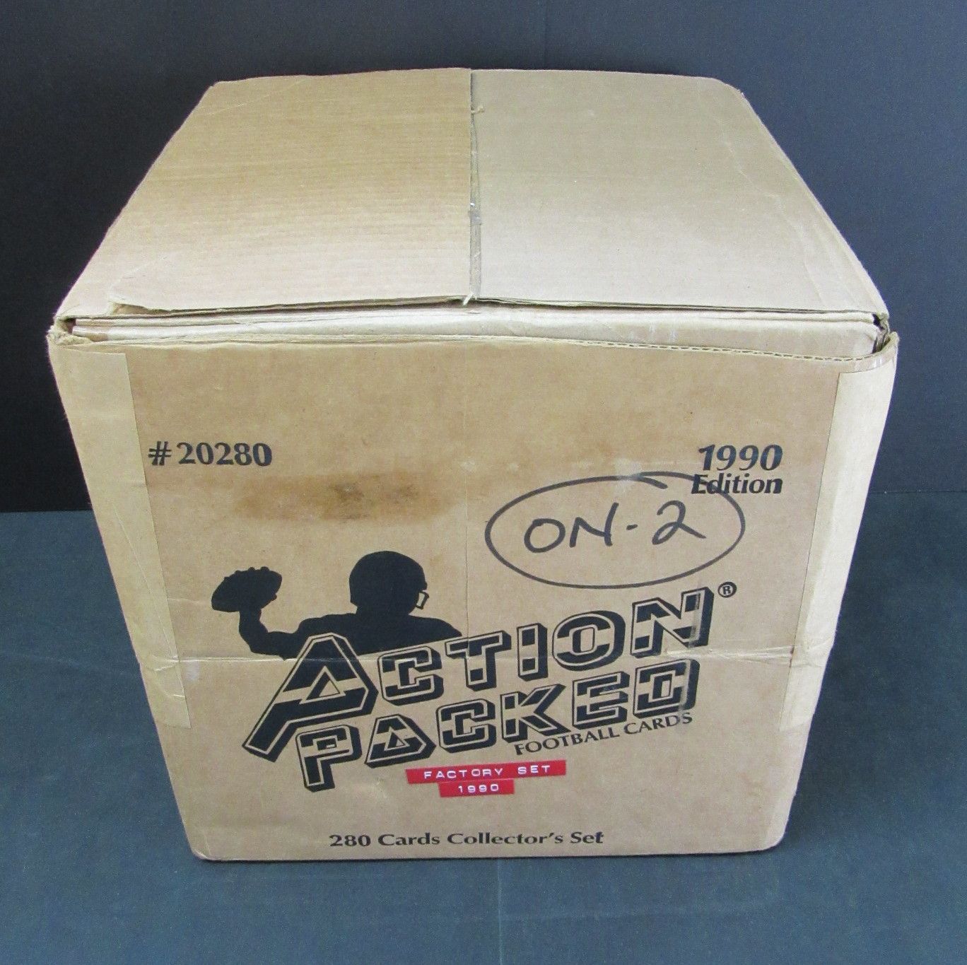 1990 Action Packed Football Factory Set Case (12 Sets) (20280)