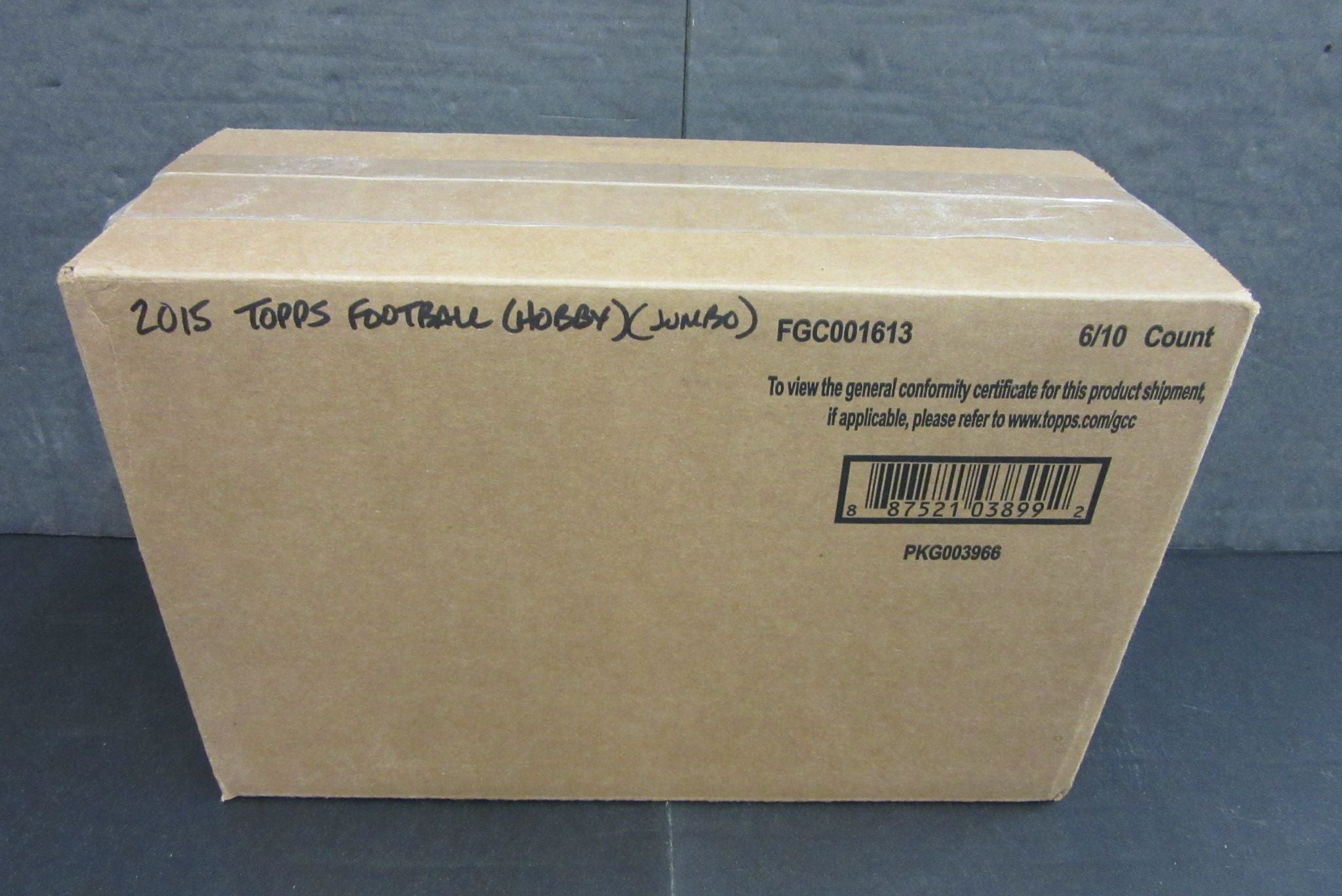 2015 Topps Football Jumbo Case (Hobby) (6 Box)