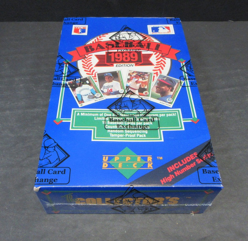 1989 Upper Deck Baseball High Series Box (BBCE) Baseball Card Exchange