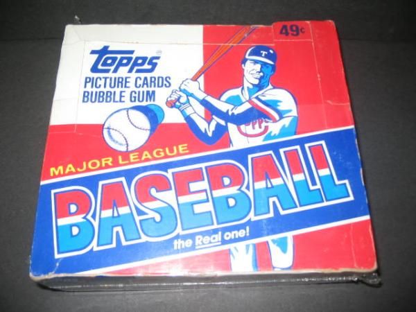 1981 Topps Baseball Unopened Cello Box (With Price Stickers)