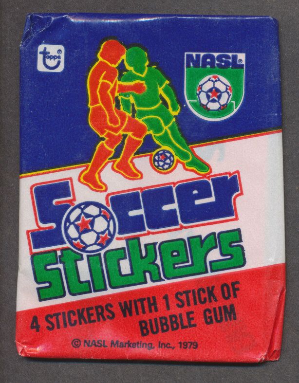 1979 Topps Soccer Stickers Unopened Wax Pack