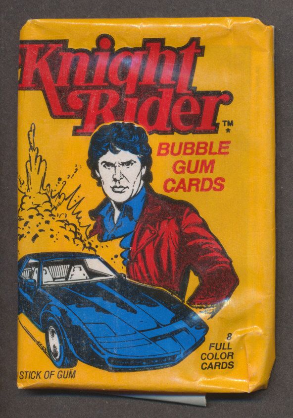 1983 Donruss Knight Rider Unopened Wax Pack