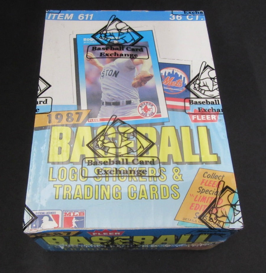 1987 Fleer Baseball Unopened Wax Box