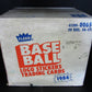 1986 Fleer Baseball Unopened Wax Case (20 Box) (Authenticate)
