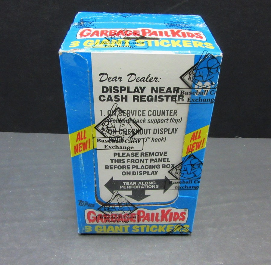 1986 Topps Garbage Pail Kids Series 2 Giant Stickers Unopened Box (BBCE)