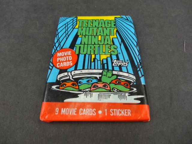 1990 Topps Teenage Mutant Ninja Turtles Movie Cards Unopened Wax Pack