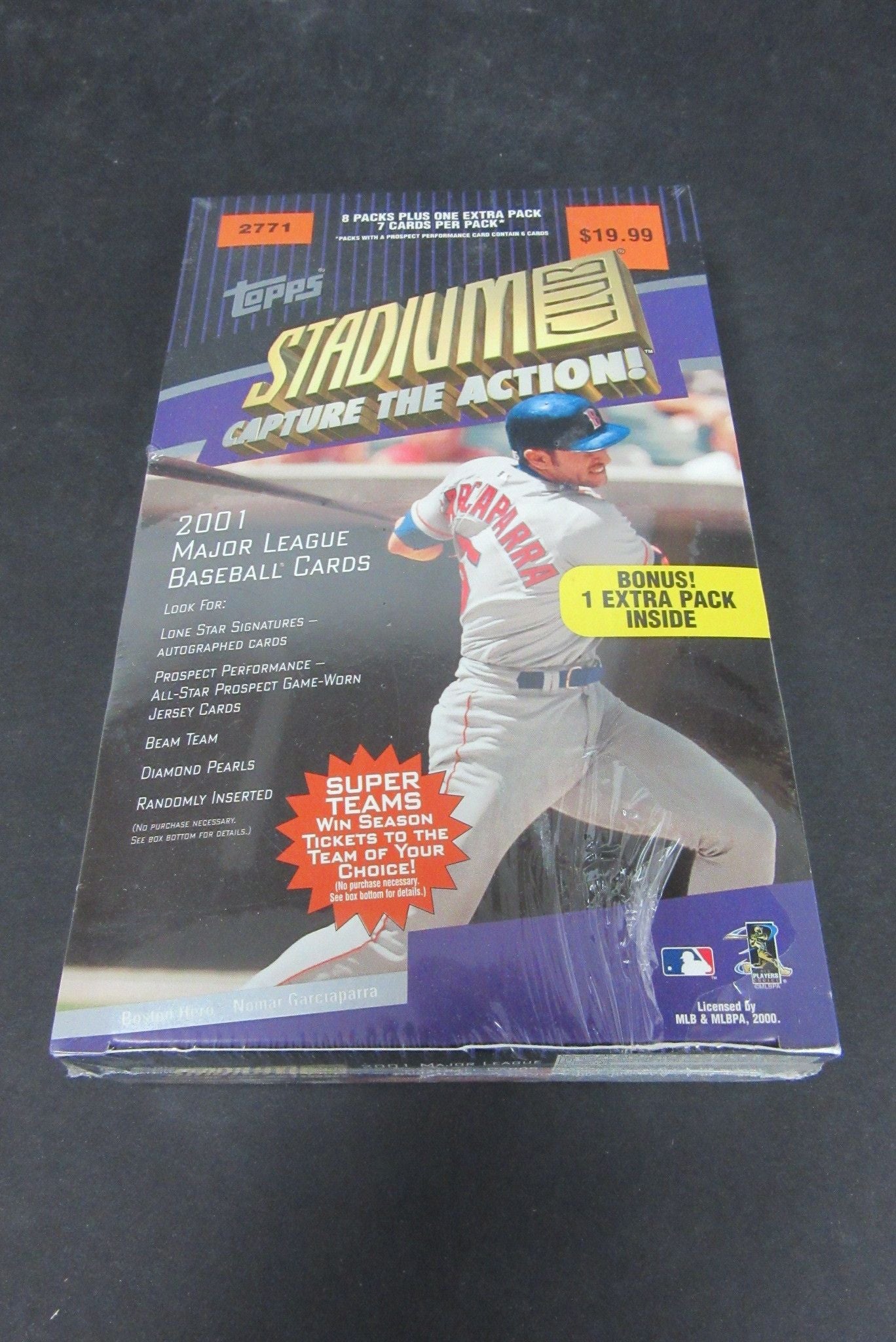 2001 Topps Stadium Club Baseball Blaster Box (9/7)