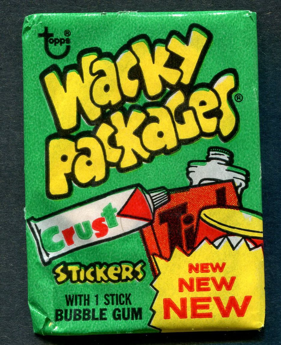 1974 Topps Wacky Packages Unopened Series 9 Wax Pack