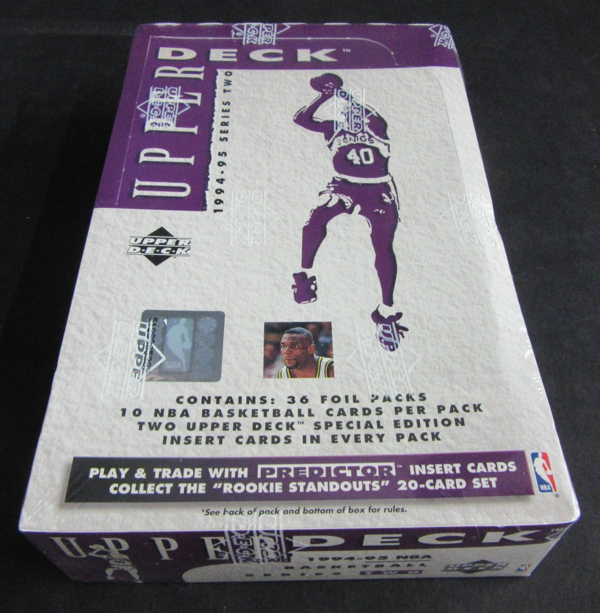 1994/95 Upper Deck Basketball Series 2 Box (36/10) (Purple)
