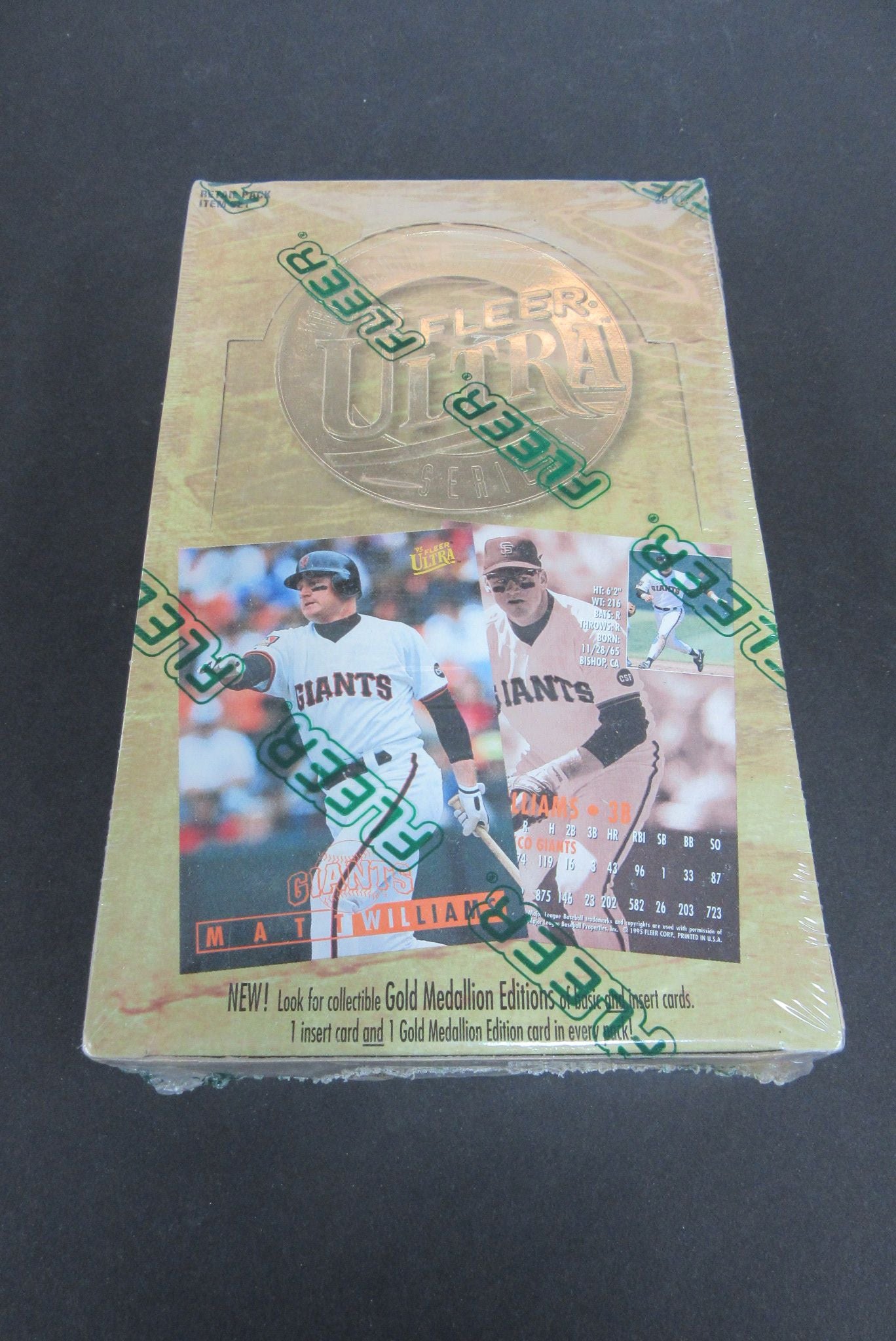 1995 Fleer Ultra Baseball Series 1 Box (Retail)