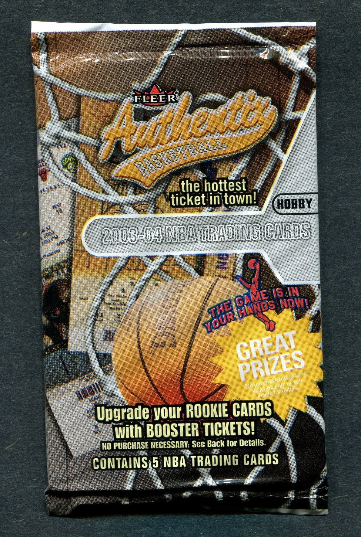 2003/04 Fleer Authentix Basketball Unopened Pack (Hobby)