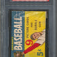 1955 Bowman Baseball Unopened 5 Cent Wax Pack PSA 7