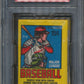 1979 OPC O-Pee-Chee Baseball Unopened Wax Pack PSA 8