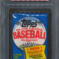 1983 Topps Baseball Unopened "Michigan Test" Pack PSA 9