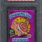 1986 Topps Garbage Pail Kids 7th Series Wax Pack PSA 8 (w/)