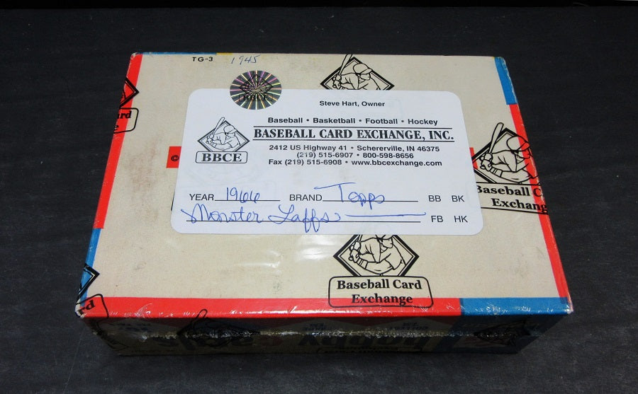 1966 Topps Monster Laffs Unopened Cello Box (BBCE)