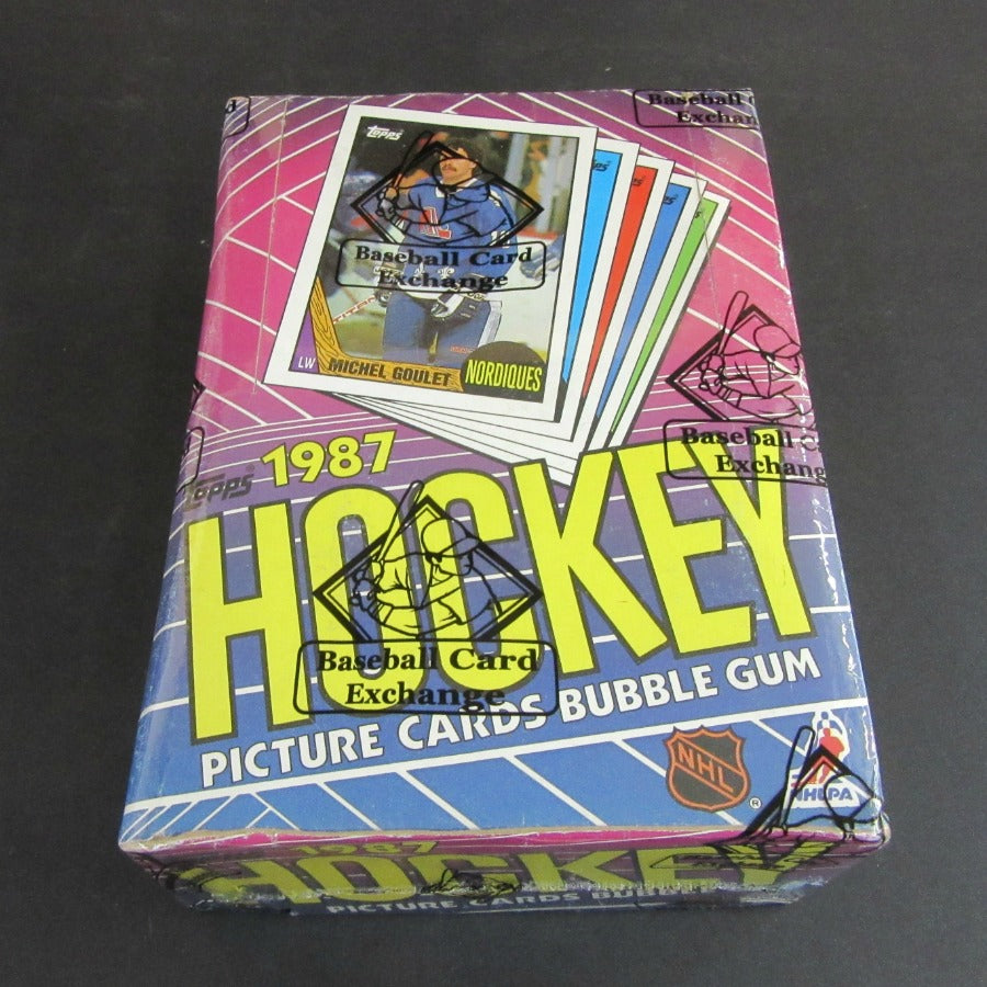 1987/88 Topps Hockey Unopened Wax Box