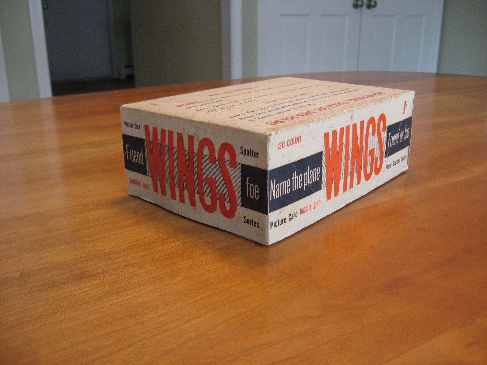 1952 Topps Wings Wax Unopened Box (1 Cent) (120 Packs) (BBCE)