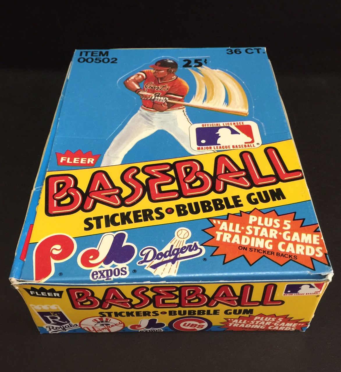 1981 Fleer Baseball Stickers Unopened Wax Box