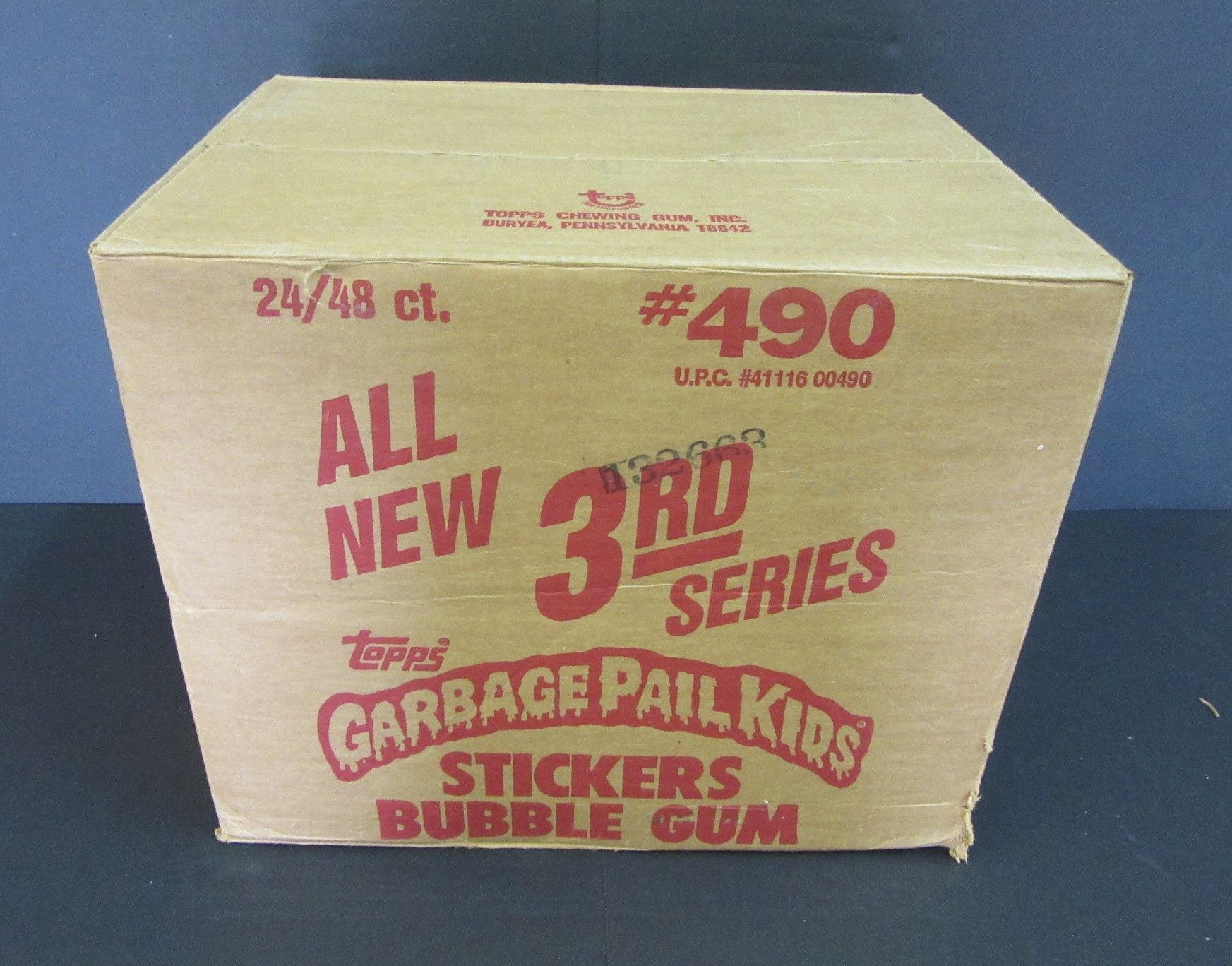 1986 Topps Garbage Pail Kids Series 3 Wax Case