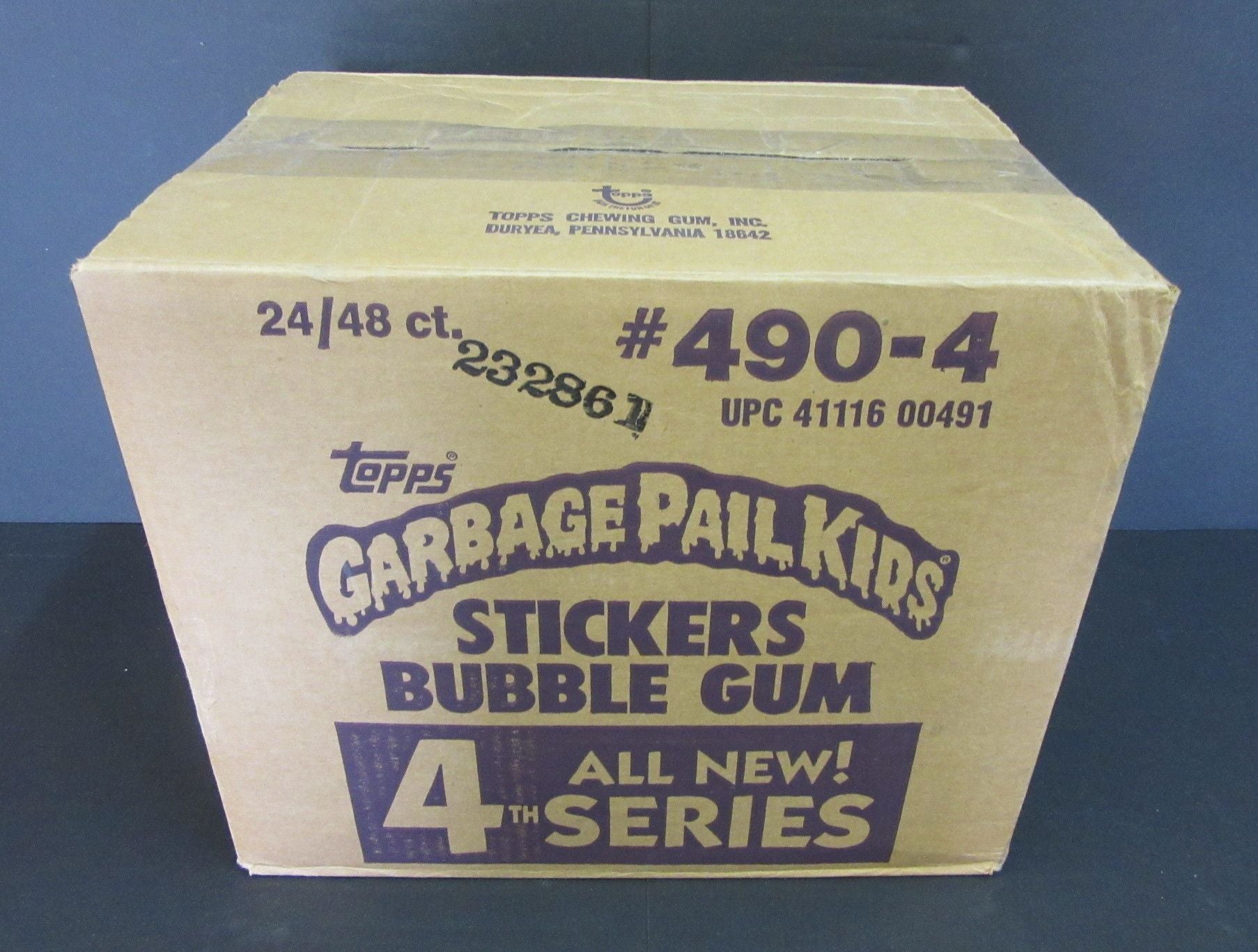 1986 Topps Garbage Pail Kids Series 4 Wax Case