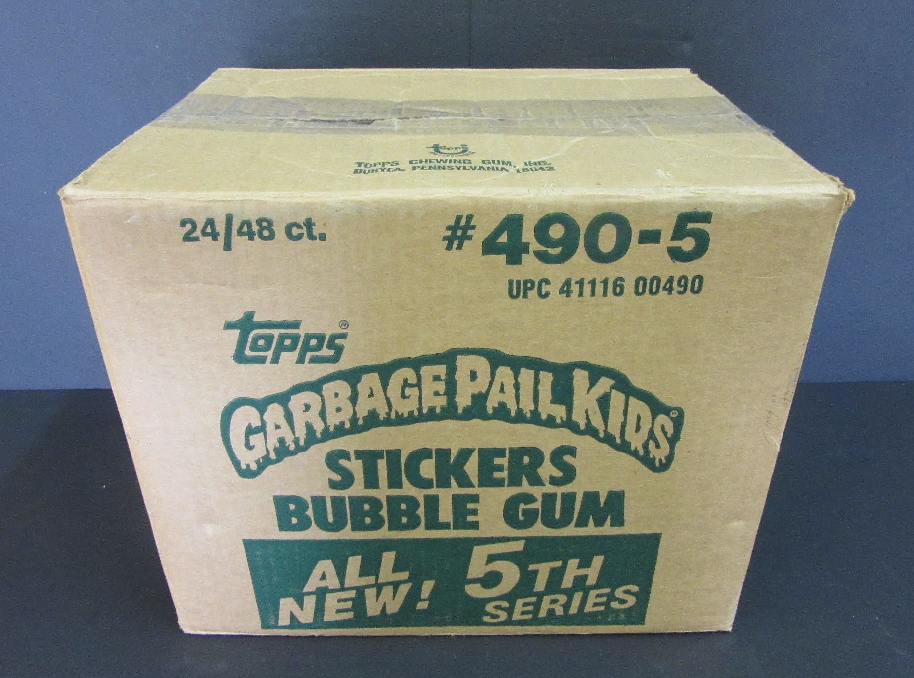 1986 Topps Garbage Pail Kids Series 5 Wax Case