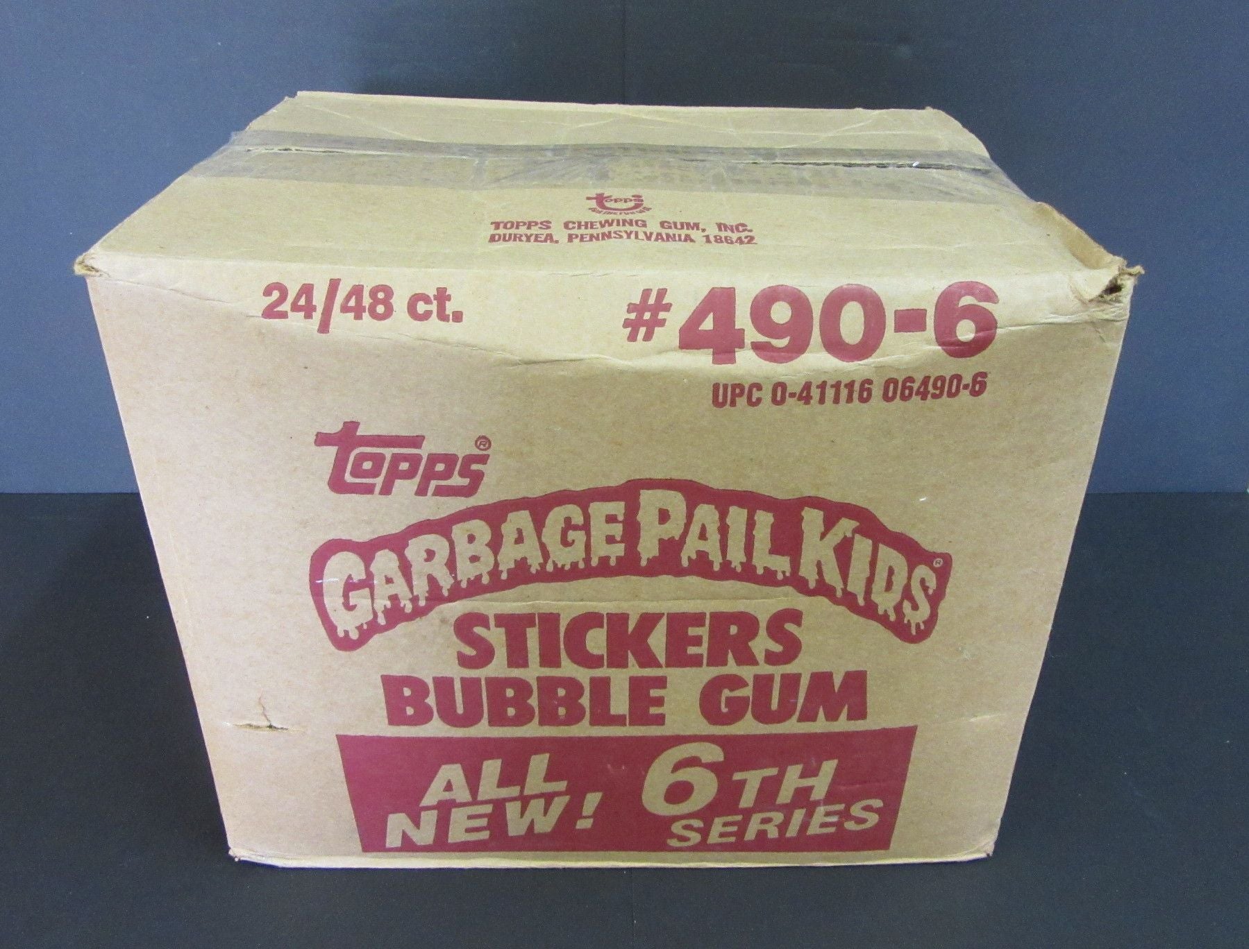 1986 Topps Garbage Pail Kids Series 6 Wax Case