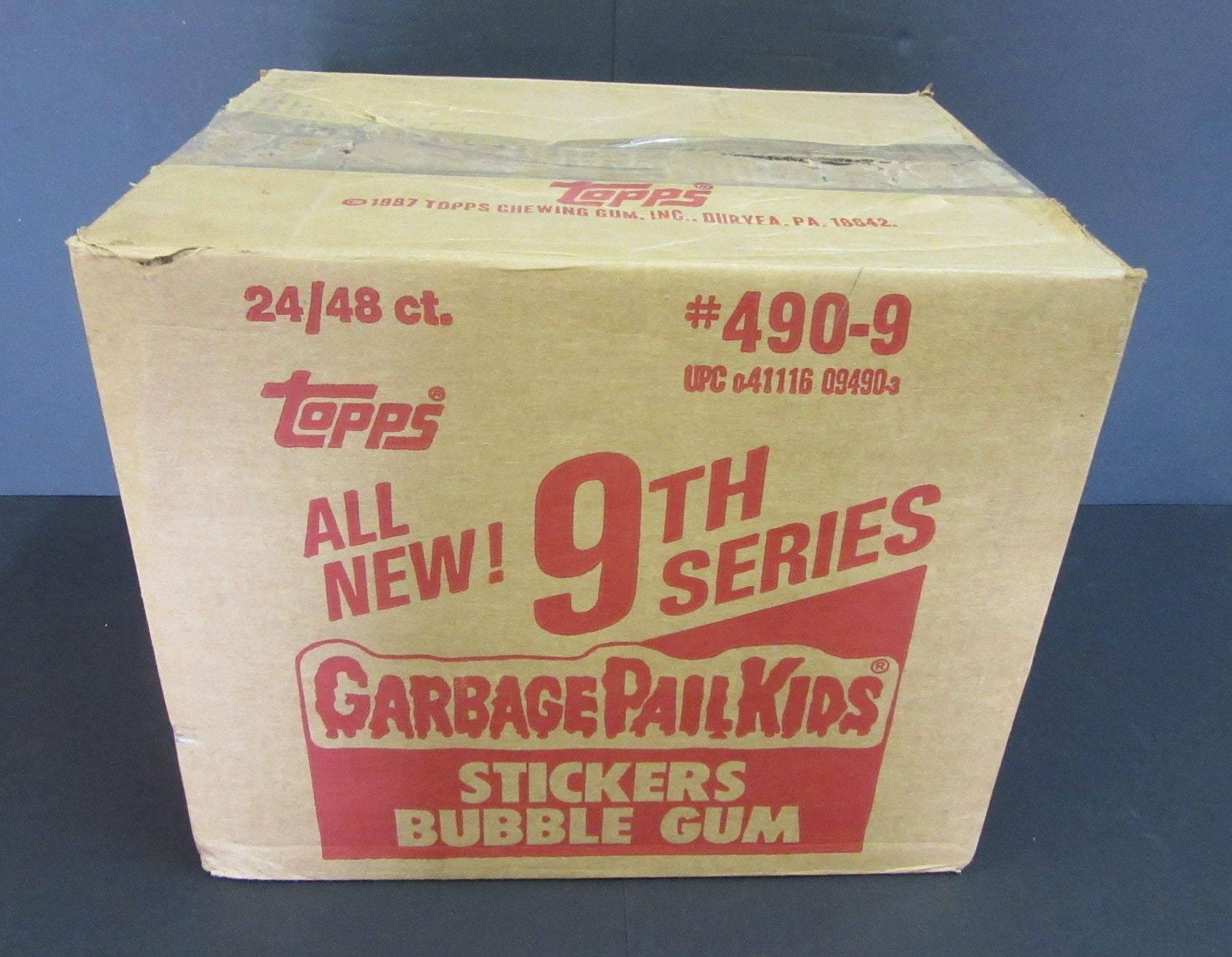 1987 Topps Garbage Pail Kids Series 9 Wax Case