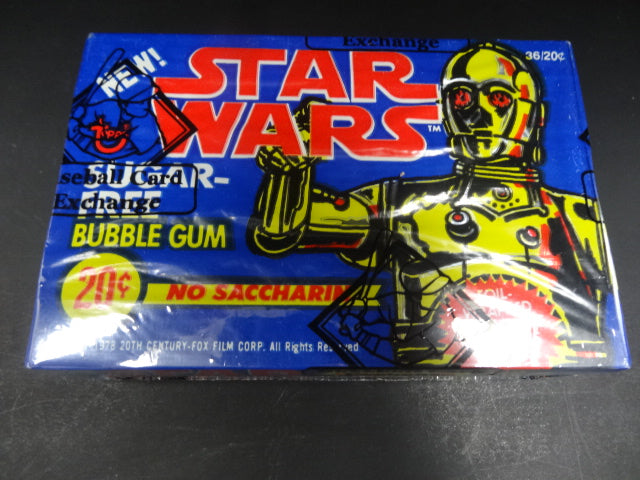 1978 Topps Star Wars Sugar Free Bubble Gum Box (Posters)