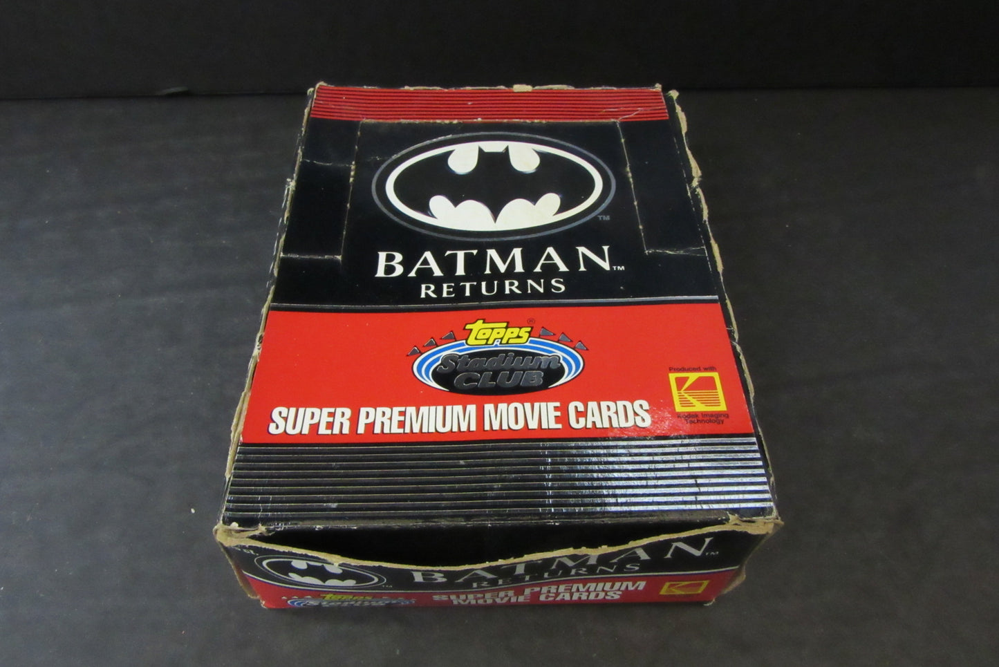 1991 Topps Stadium Club Batman Returns Box