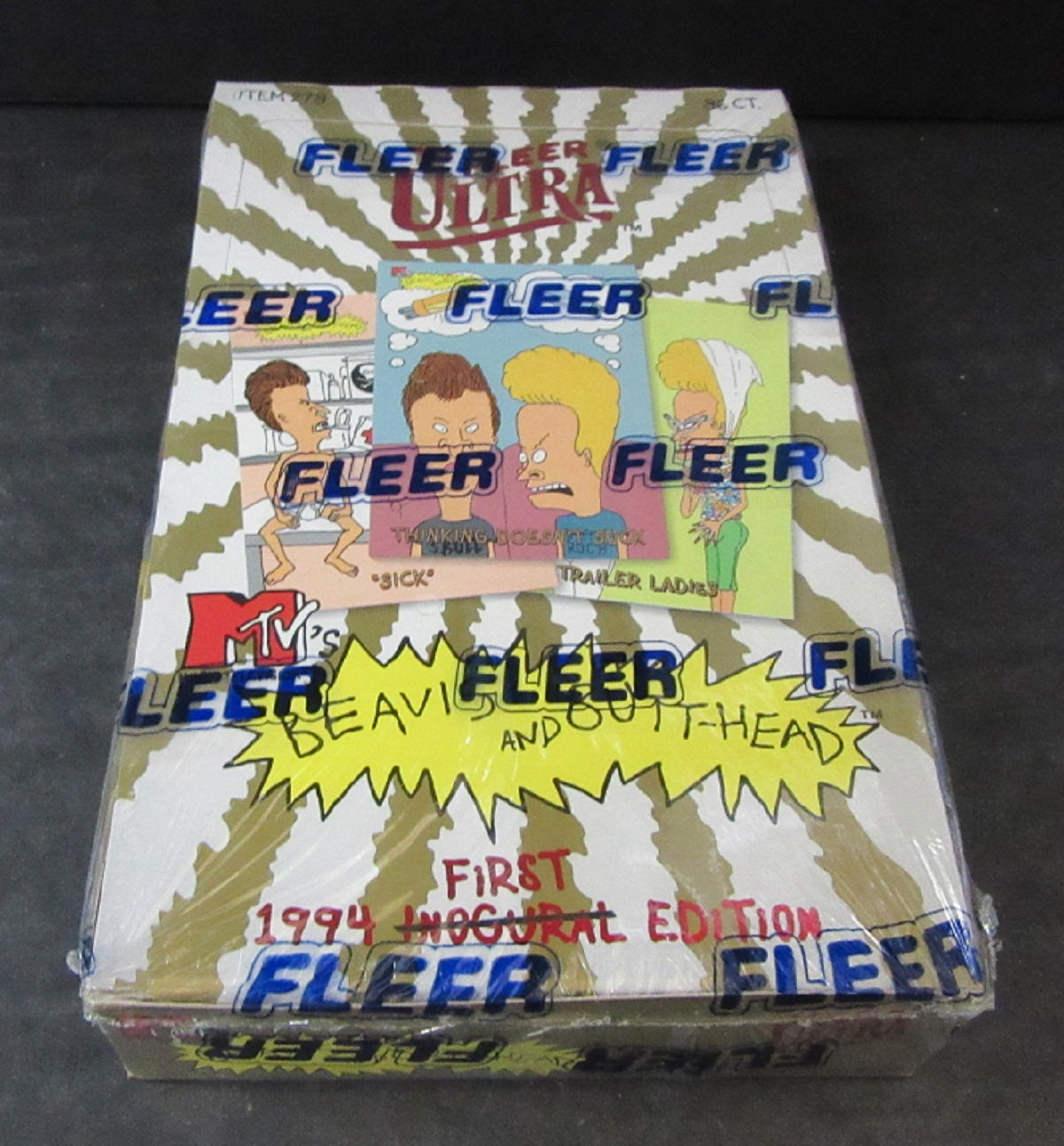 1994 Fleer Ultra Beavis And Butt-Head Inaugural Edition Box