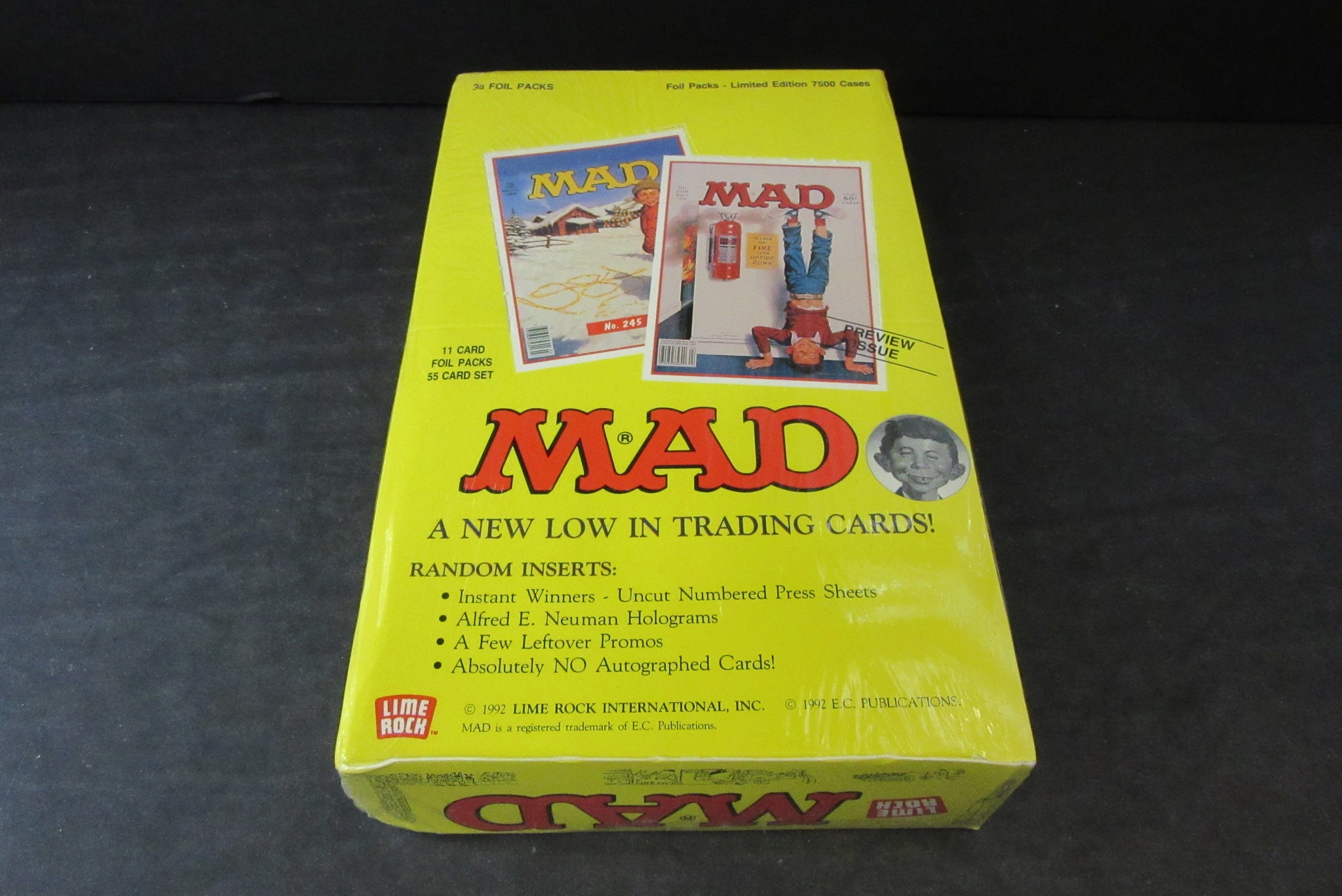 1992 Lime Rock Mad Magazine Series 1 Box