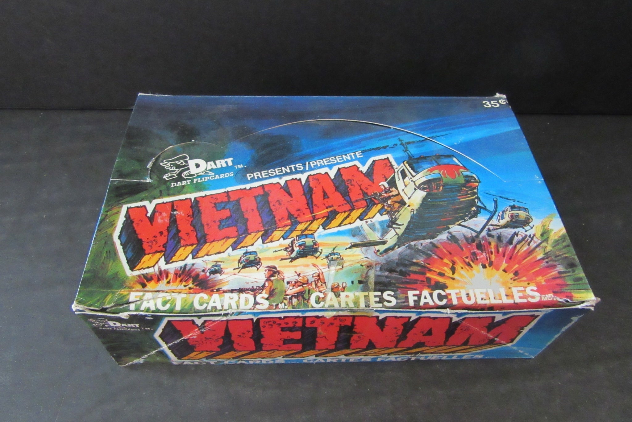 1988 Dart Vietnam Fact Card Unopened Box (Authenticate)