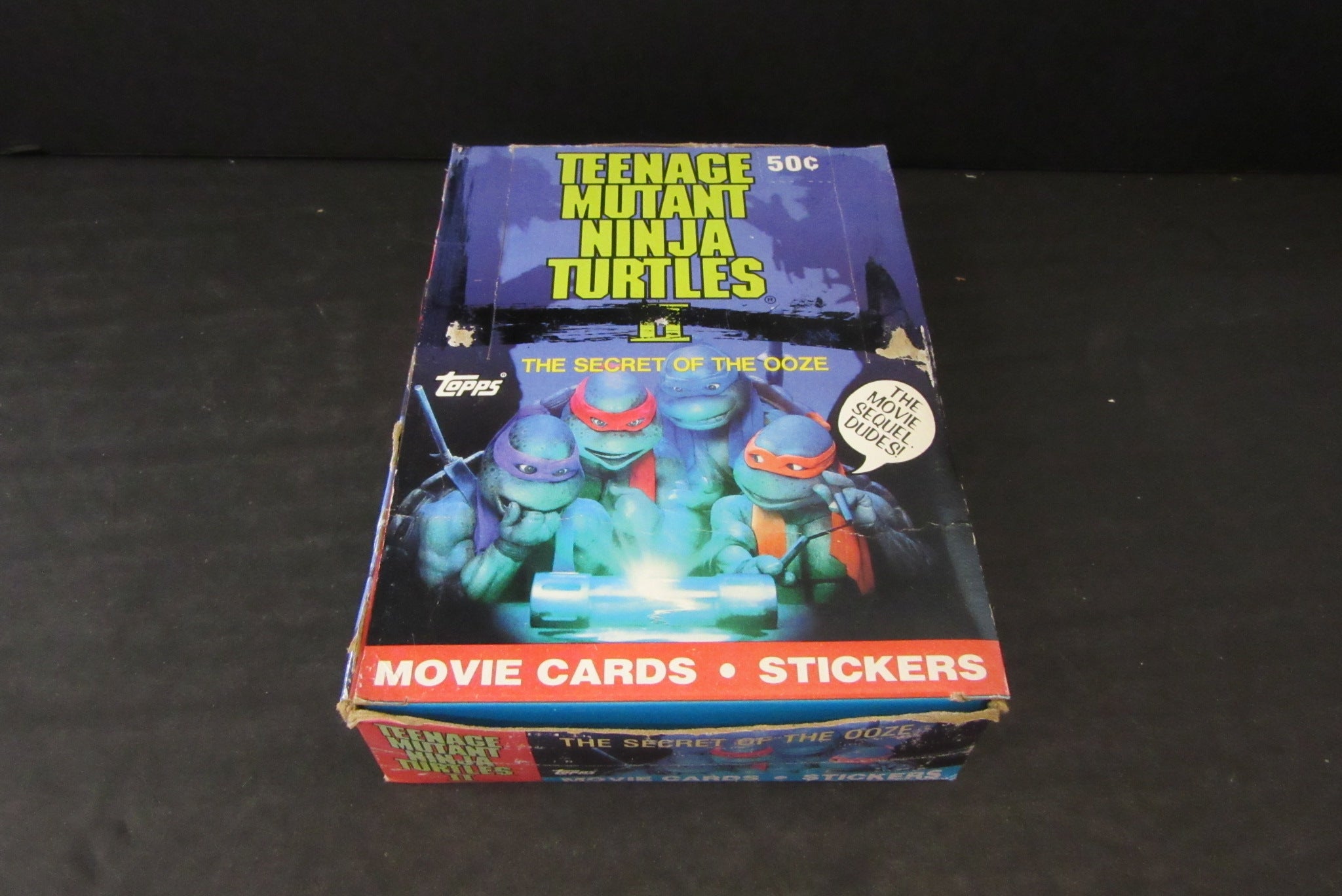 1991 Topps Teenage Mutant Ninja Turtles II Movie Cards Box