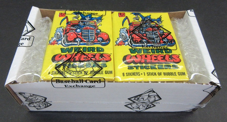1980 Topps Weird Wheels Stickers Unopened Wax Packs (Lot of 36) (BBCE)
