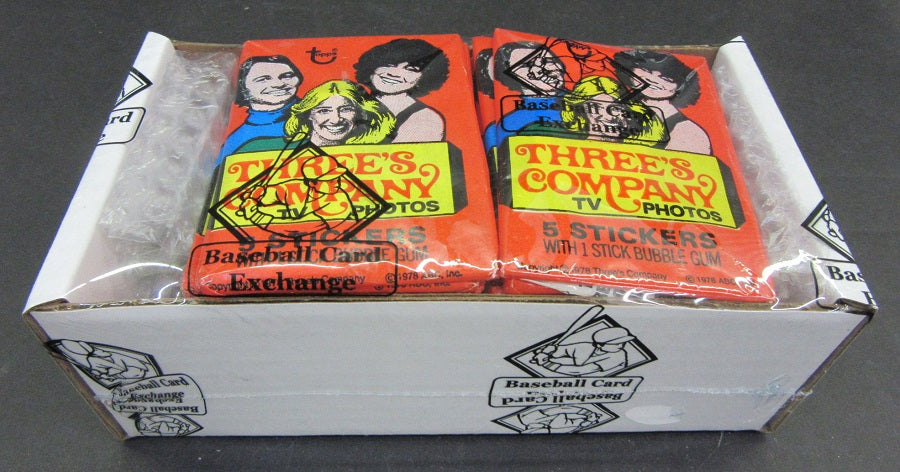 1978 Topps Three's Company Unopened Wax Packs (Lot of 36) (BBCE)